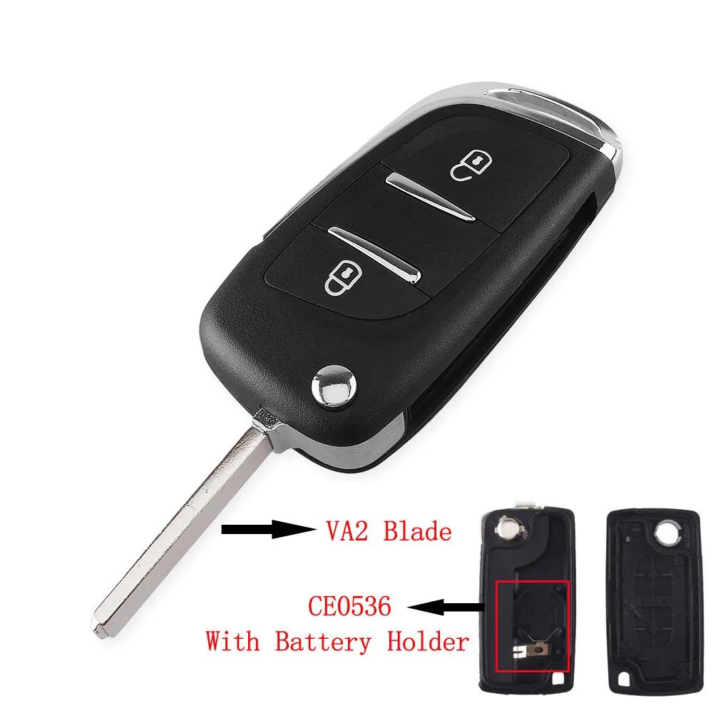 

2/3 Button Modified Remote Car Key Shell Case For Peugeot 307 408 308 4007 3008 For Citroen C2 C3 C4 C5 C6 Picasso CE05362027 For Peugeot