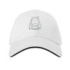 Outline Hippo Head Baseball Cap Golf Hat Sunscreen Beach Hat Tactical Cap Baseball Unisex Women's