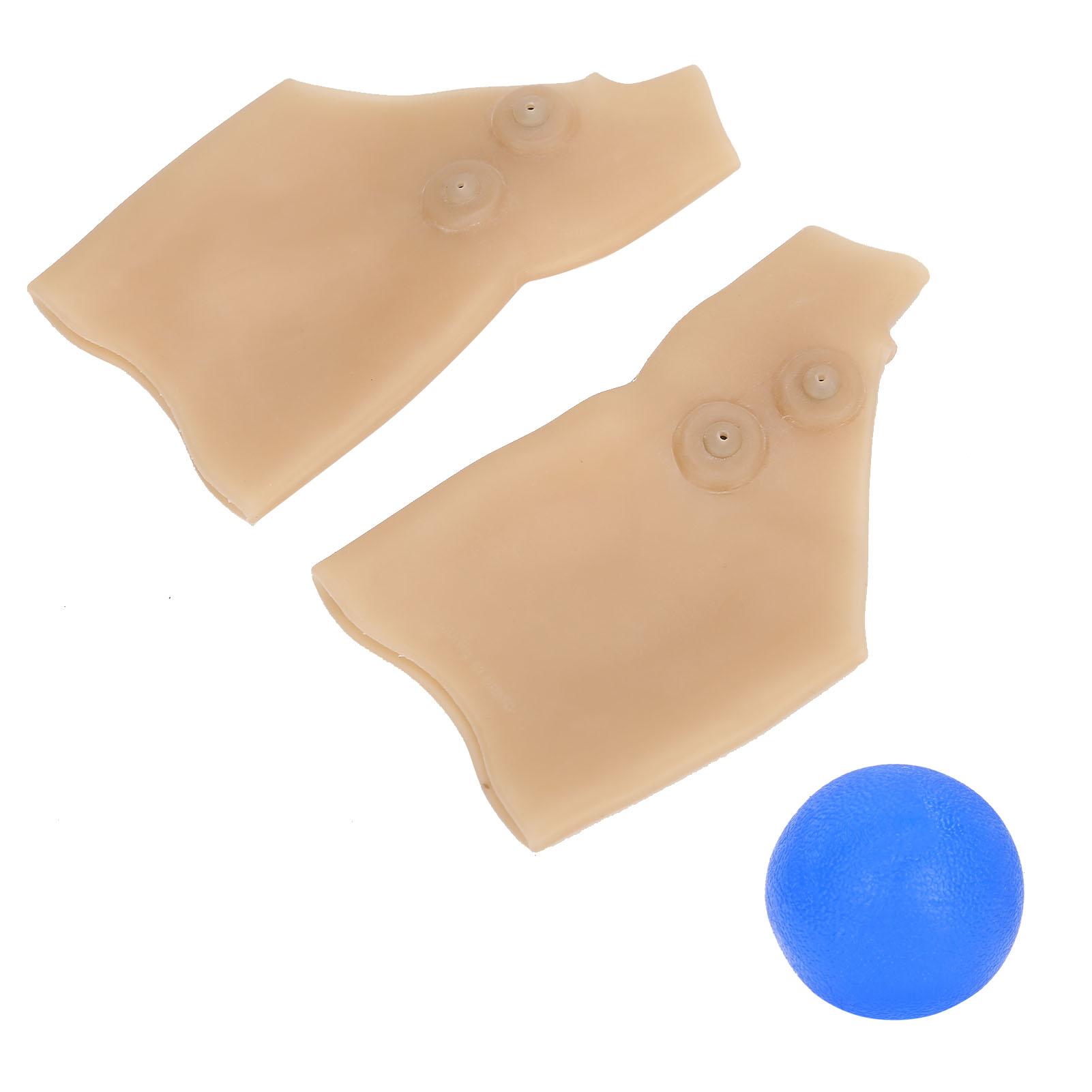 

Перчатки для магнитной терапии, силиконовый бандаж для запястья и большого пальца, массажный мяч для снятия давления