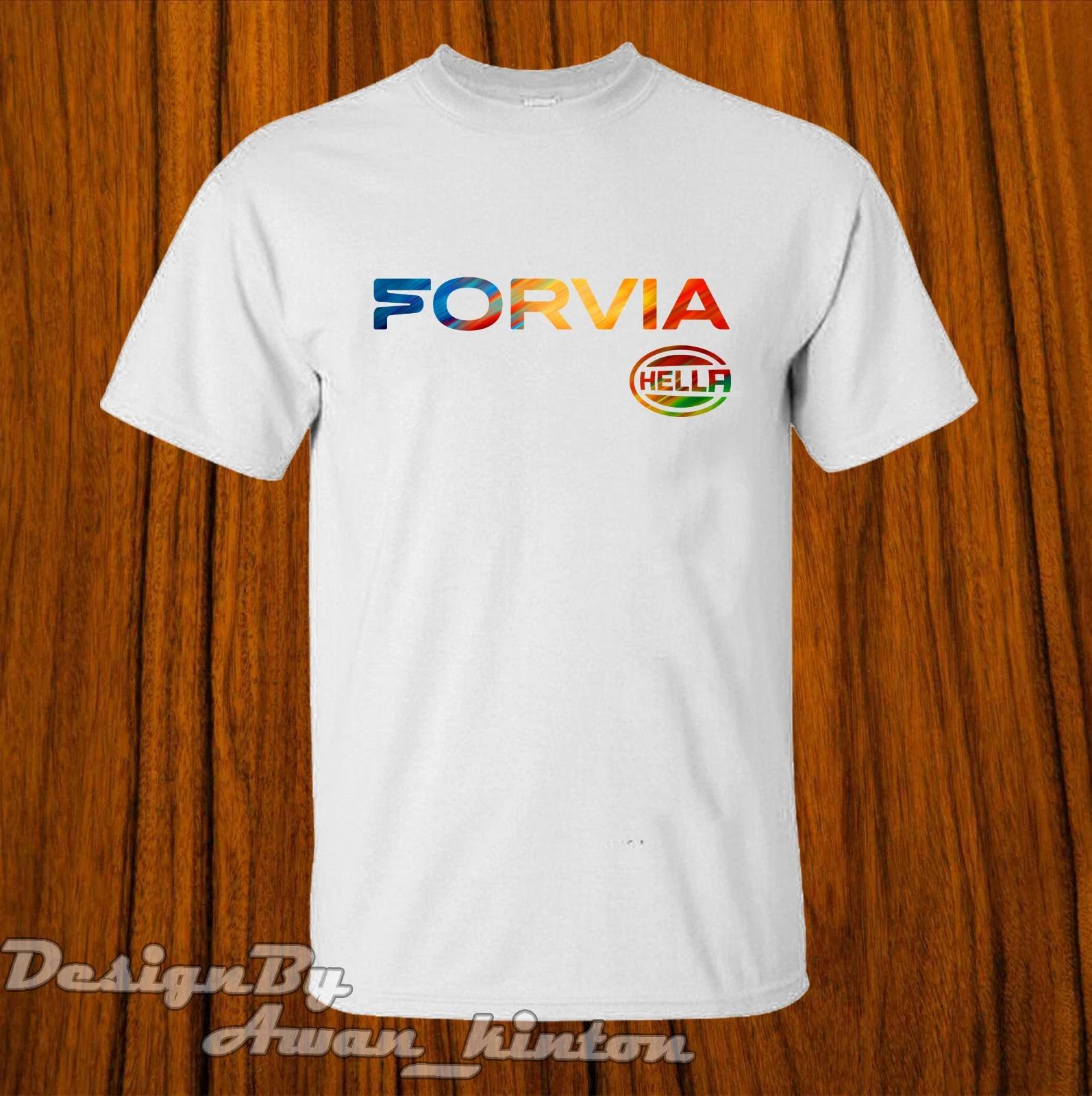 Men s and Women s T-shirts Clothing Men FORVIA HELLA Funny Logo TShirt Made In Usa XXXL