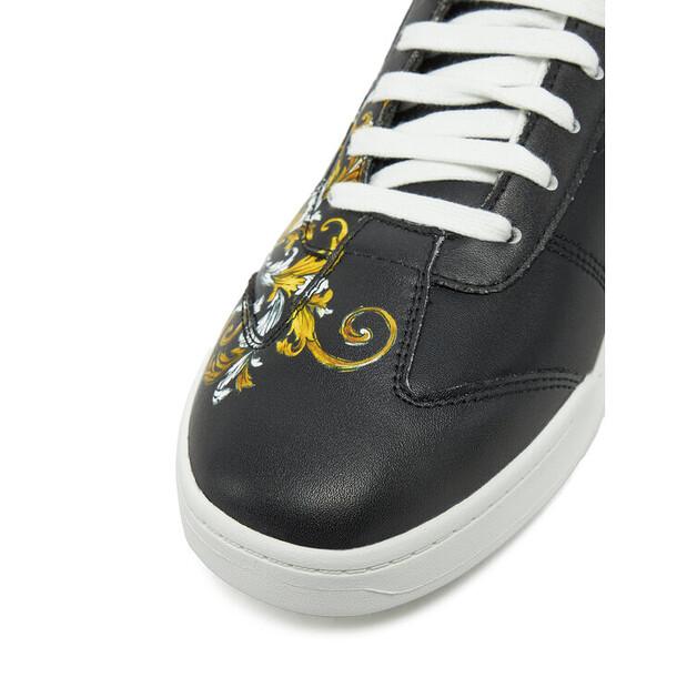 Мужские кроссовки Versace Jeans Couture 78ya3sd1 чёрные