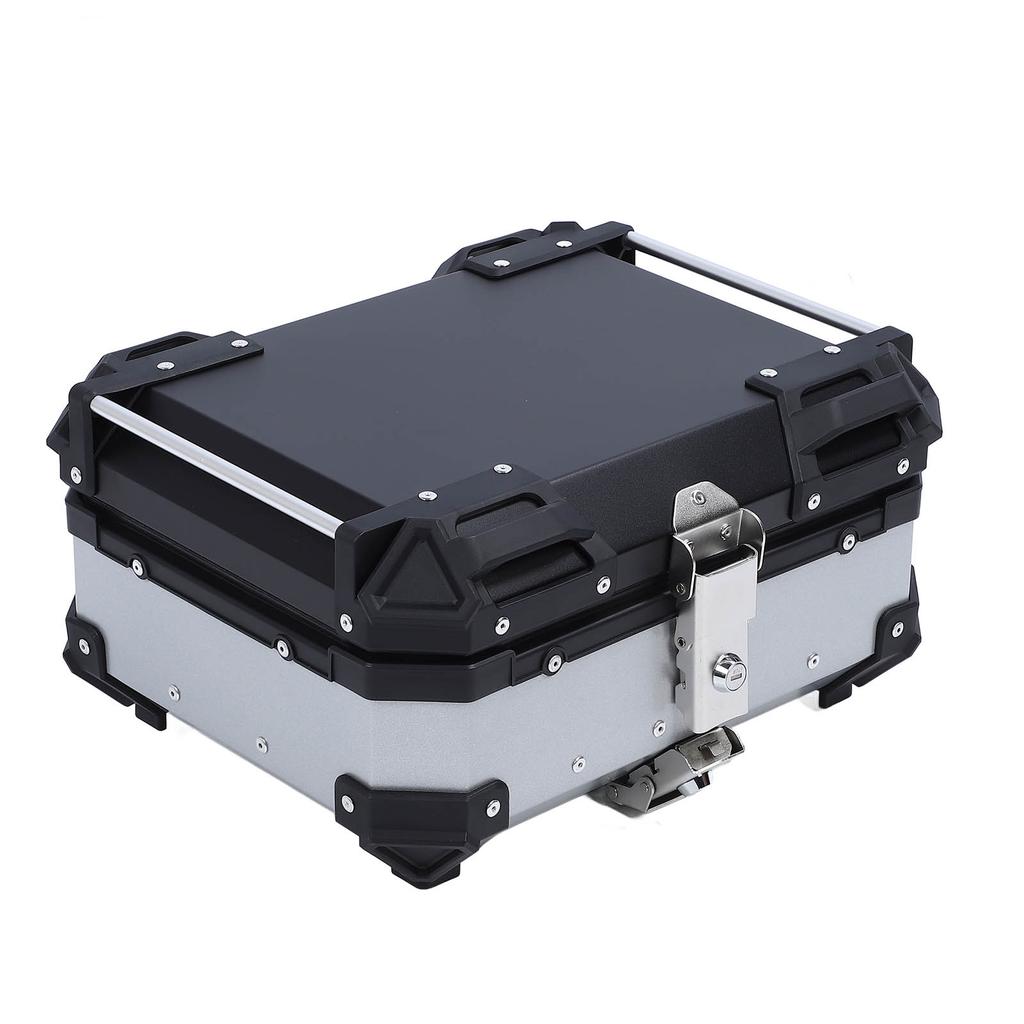 Motorcycle Luggage Box with Removable Base and Liner 28L Large Capacity Shockproof