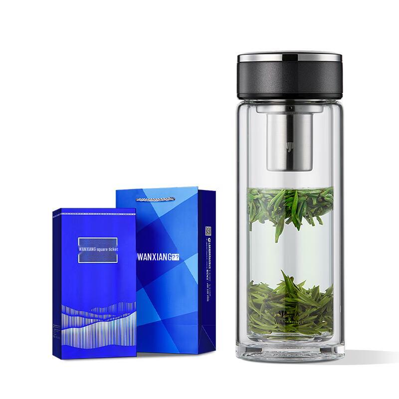 Double-Walled Glass Tea Infuser Mug