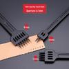 Black Round Hole Punch Set for DIY Leather Craft - 2, 4, 6 Holes