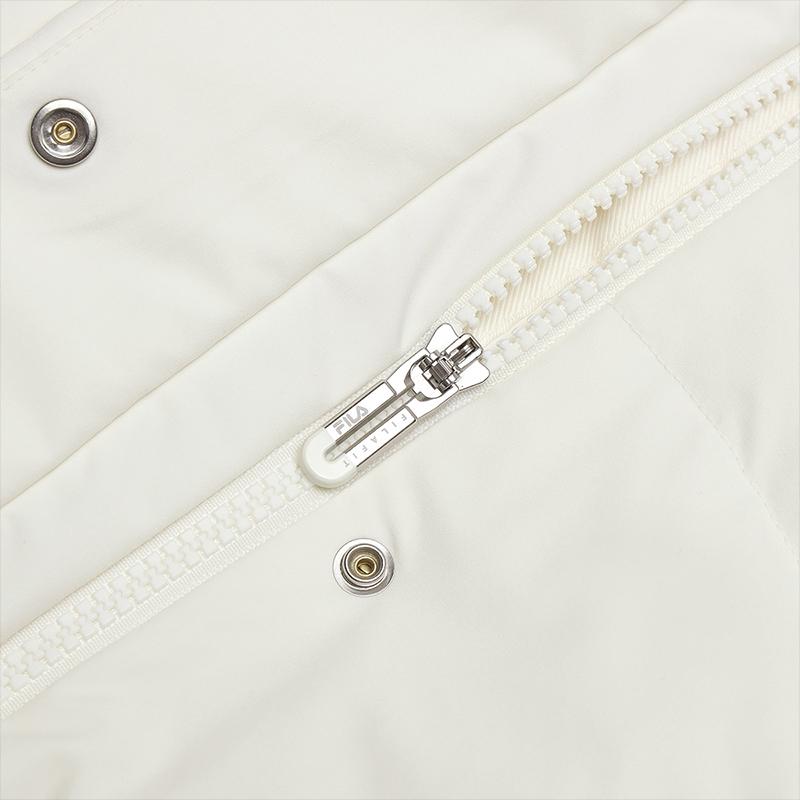 New FILA Athletics Down Jacket Women's Vanilla White A11W441905FIV