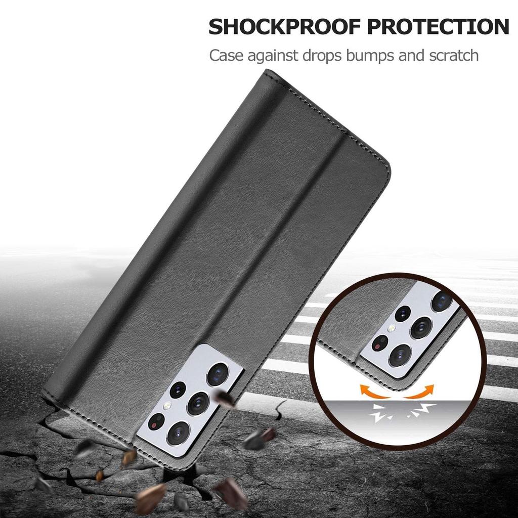 Compatible Leather Wallet Case for Samsung S26/S25 Ultra, S24 Plus, and S20FE