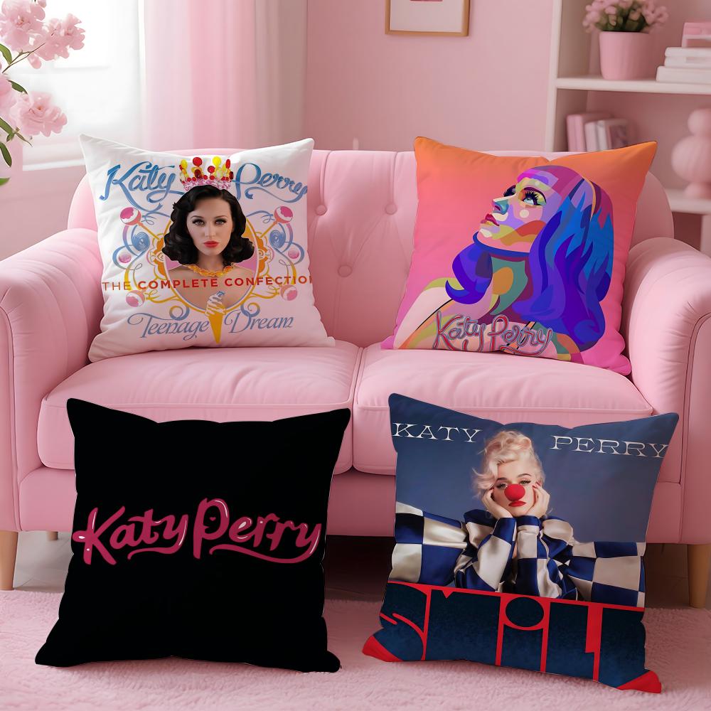 Singer - Katy Perry Cushion Cover Cushion Cover Set 4Pcs 50X50 45X45 40X40 Pillowcase Decorative Sofa Home Decor