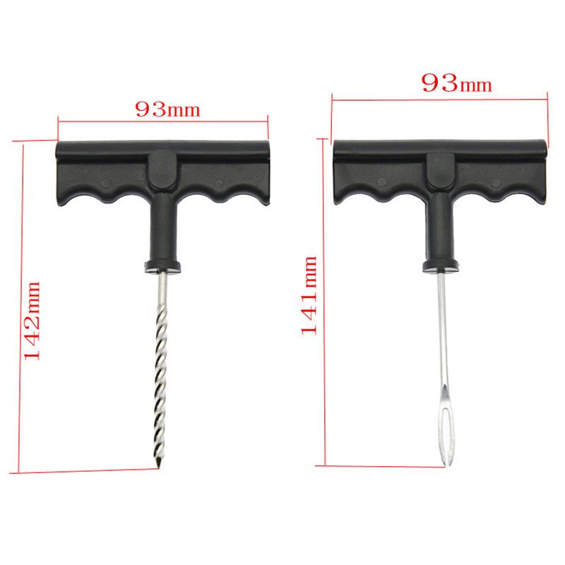 15pcs Auto Tire Repair Set Puncture Repair Tools Car Van Motorcycle Bike Emergency Heavy Duty Tubeless Tire Repair Rivet Set