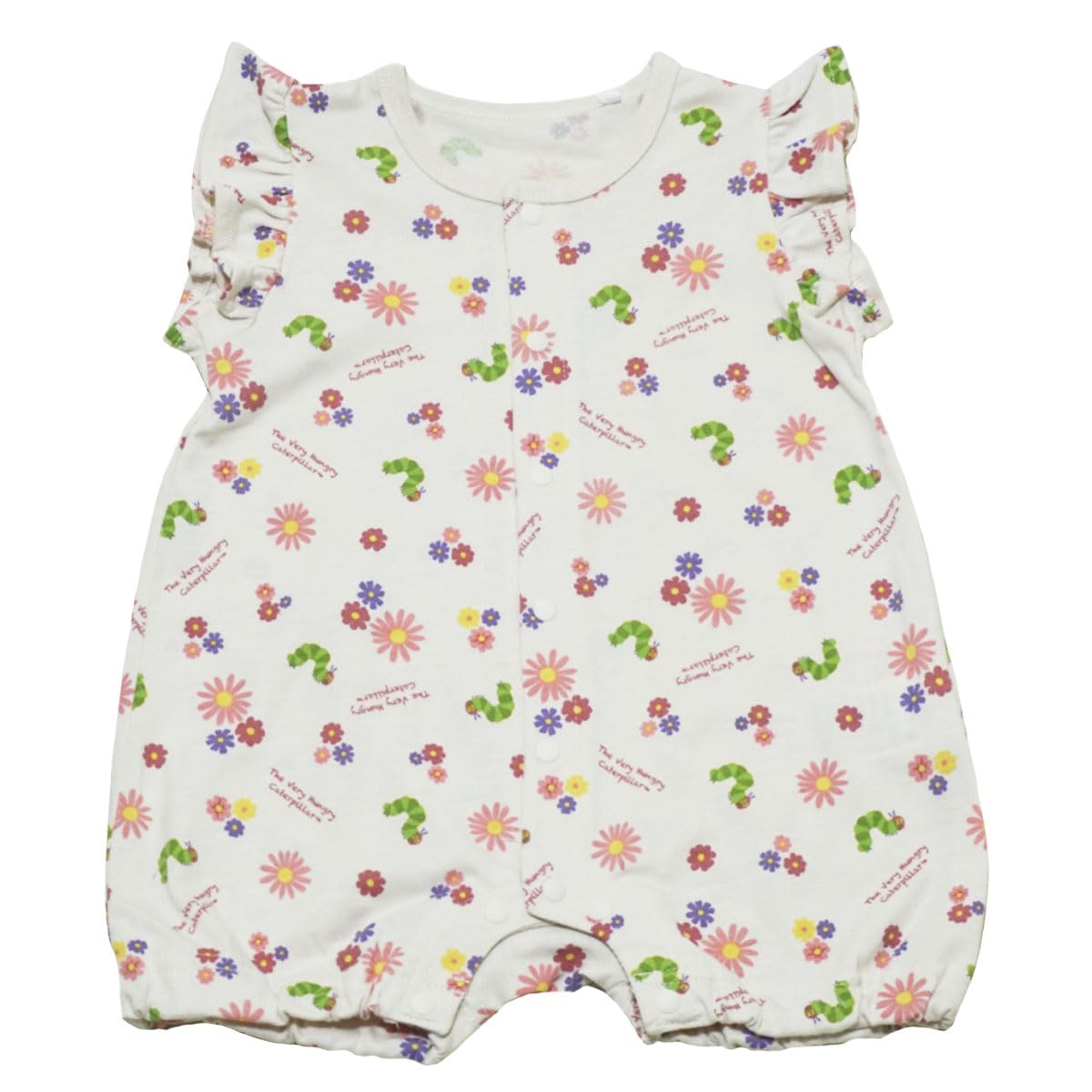 

Classic th4481jk Summer The Very Hungry Caterpillar Short Sleeve Coverall THE WORLD OF ERIC CARLE Baby Ivory 80 [Nakata] слоновая кость