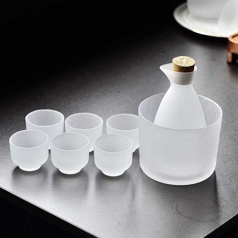 Chixing Gehamerd Glas Sake Set