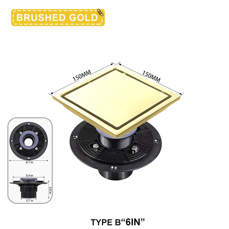 Sifon de Pardoseală Pătrat Inoxidabil Invizibil Deodorant Filtru de Gunoi Sifon Sifon de Pardoseală Duș Filtru de Apă Accesorii Baie