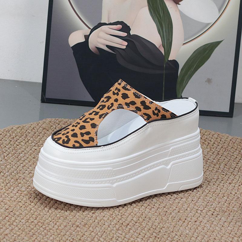 Fashion 7CM 11CM Platform Sneakers for Women Slip on Platform Slippers Flip Flop Women Casual Shoes Wedge Heel Women Summer Shoes