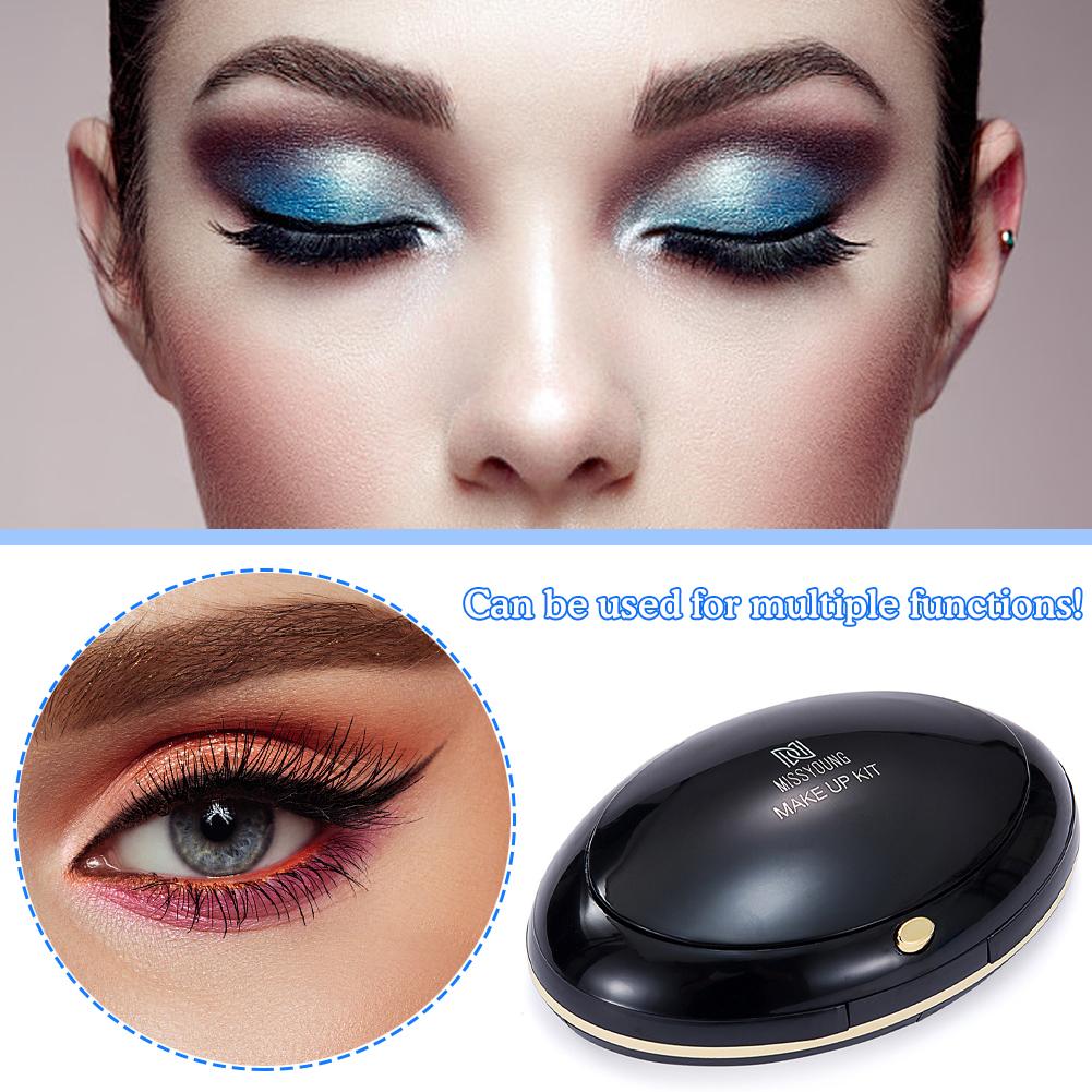 Profesjonalna Paleta Makijażu Z Lusterkiem Błyszczyk do Ust Lakier do Paznokci Tusz do Rzęs i Kobiety Dla Dziewczyn K U0F2