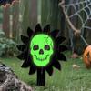 Halloween Yard Stakes Luminous Skeleton Decorative Garden Stakes Wooden Halloween Decorations for Outside Party Backyard Lawn Pathway Porch Patio