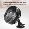12V/24V Universal Suction Cup Single Head Three Wind Speed USB Car Cooling Fan
