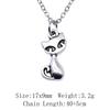 Vintage Animal Pendant Necklace Cat Animal Charm Necklaces Forest Ocean Western Jewelry Gift For Making DIY