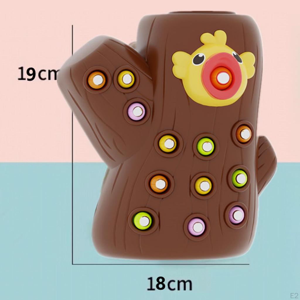 Bird Feeding Game Durable Toy Set Practical Learning Montessori