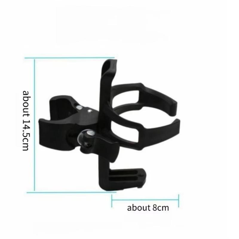 90 Degree Rotating Base Bicycle Water Bottle Holder For Mountain Bikes, Electric Scooters, And More - Securely Holds Your Drink