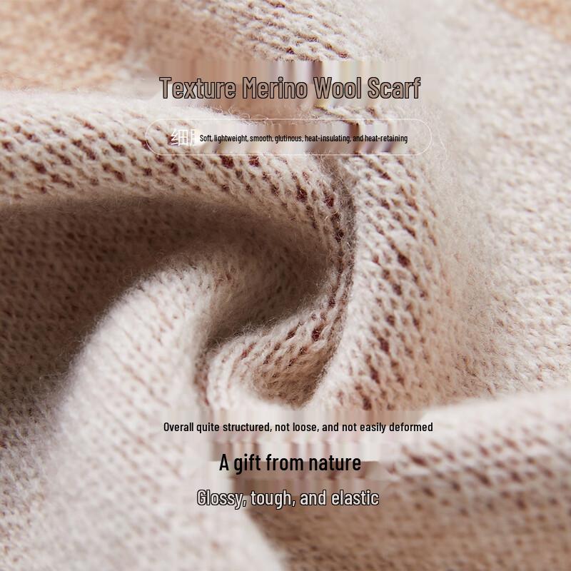 WENSLI Women's 100% Pure Wool Scarf