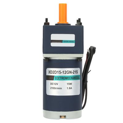 DC24V 15W XD2D15 24GN 32S Permanentmagnet-DC-Untersetzungsgetriebemotor Einstellbare Drehzahl (17 U/min)
