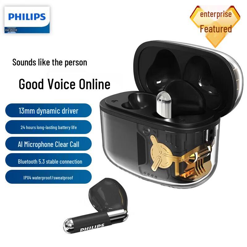 

Philips TAT1168 True Wireless Bluetooth Earbuds