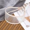 Non-Slip Mesh Headband Headwear Hollow Out Breathable Hair Band Women's Wide Side Hair Hoop Fashion Simple All-match Hairbands