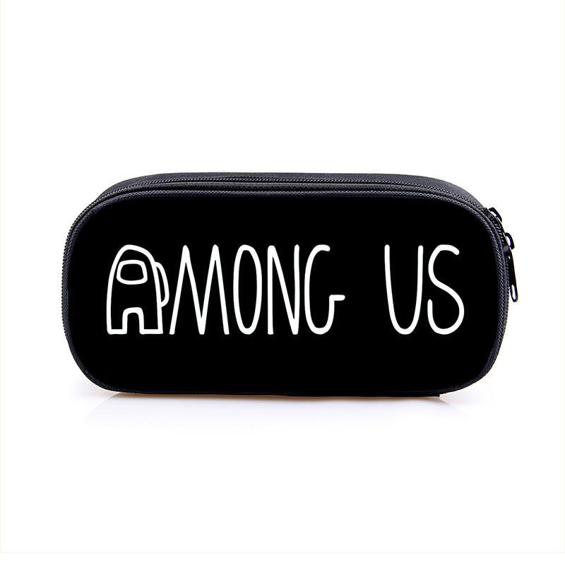 Among Us Space Themed Pencil Case With Polyester Material For Students And Kids