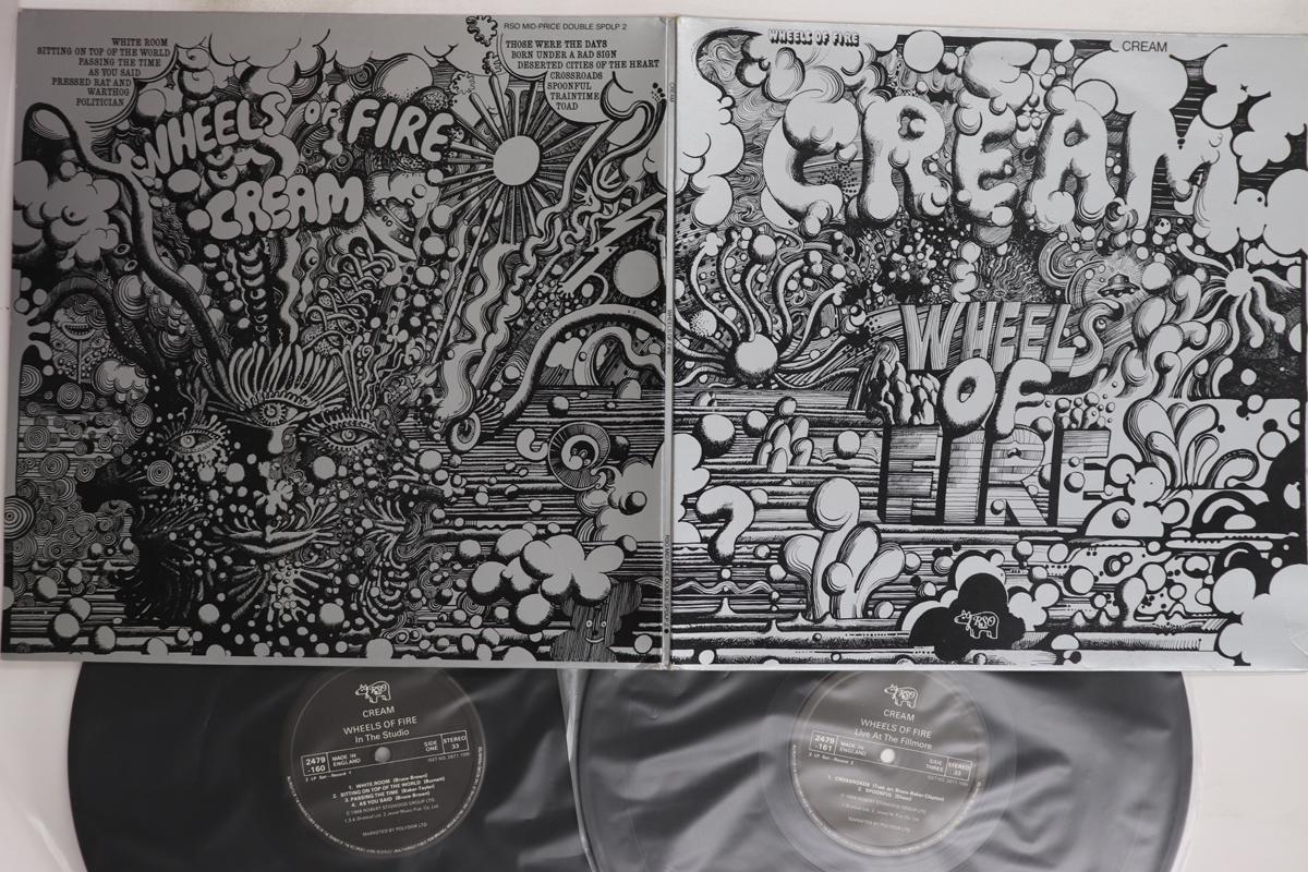 

LP Record CREAM - Wheels Of Fire SPDLP2 RSO 1987 UK Rock Used