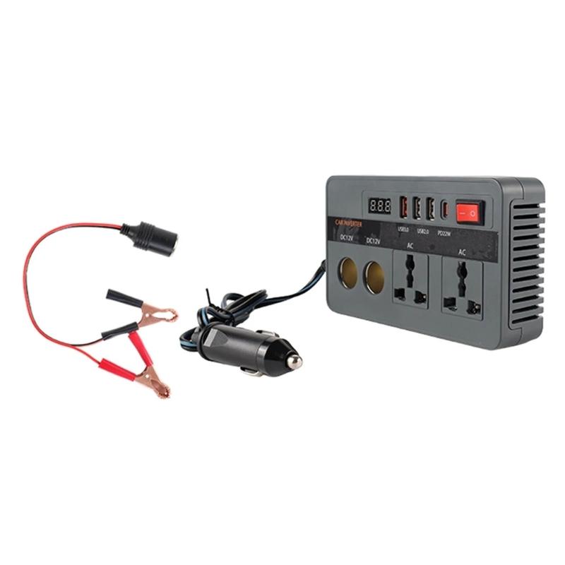 300W Vehicle Adapter 12V To 220V Power Inverter With