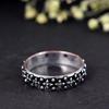 Elegant Silver Arthritis Ring, Relief for Swollen Fingers, Comfort Fit Joint Ring, Gift for Mom