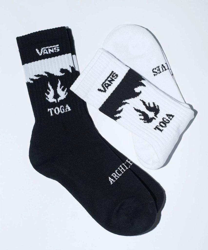 TC32-AJ520 TOGA × Vans Authentic White Black (with Socks Pair Set)