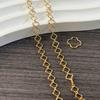 Quick Shipment New Real 14K Gold Filled Clover Chains for Jewelry Making Permanent Bracelets Necklaces