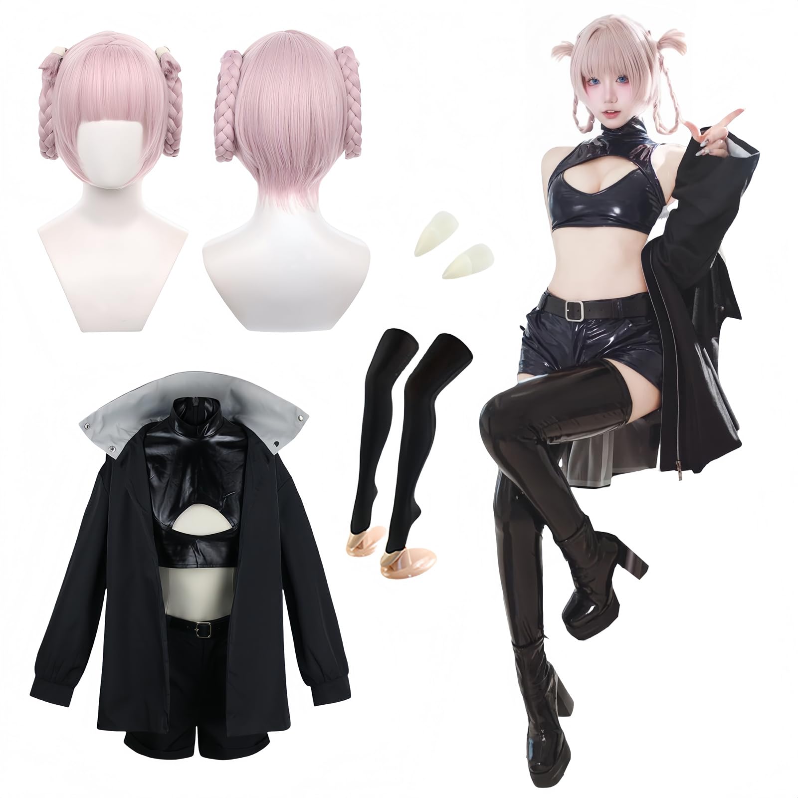 Yofukashi no Uta Cosplay Nanagusa Nazuna Cosplay Costume Nanagusa Nazuna Cosplay Yofukashi Cosplay Costume Anime Costume Vampire cosplay [NOKIJP]