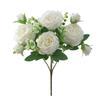Artificial Peony Silk Flower Home Decor With Elegant Design Celebration Wedding