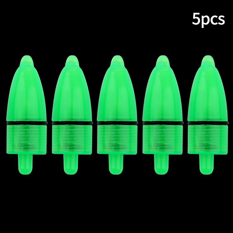 5/10pcs Fishing Bite Alarms Fishing Rod Bells Tip Clip Bells Ring Green ABS Fishing Accessory Outdoor Pole Fish Bites Indicators