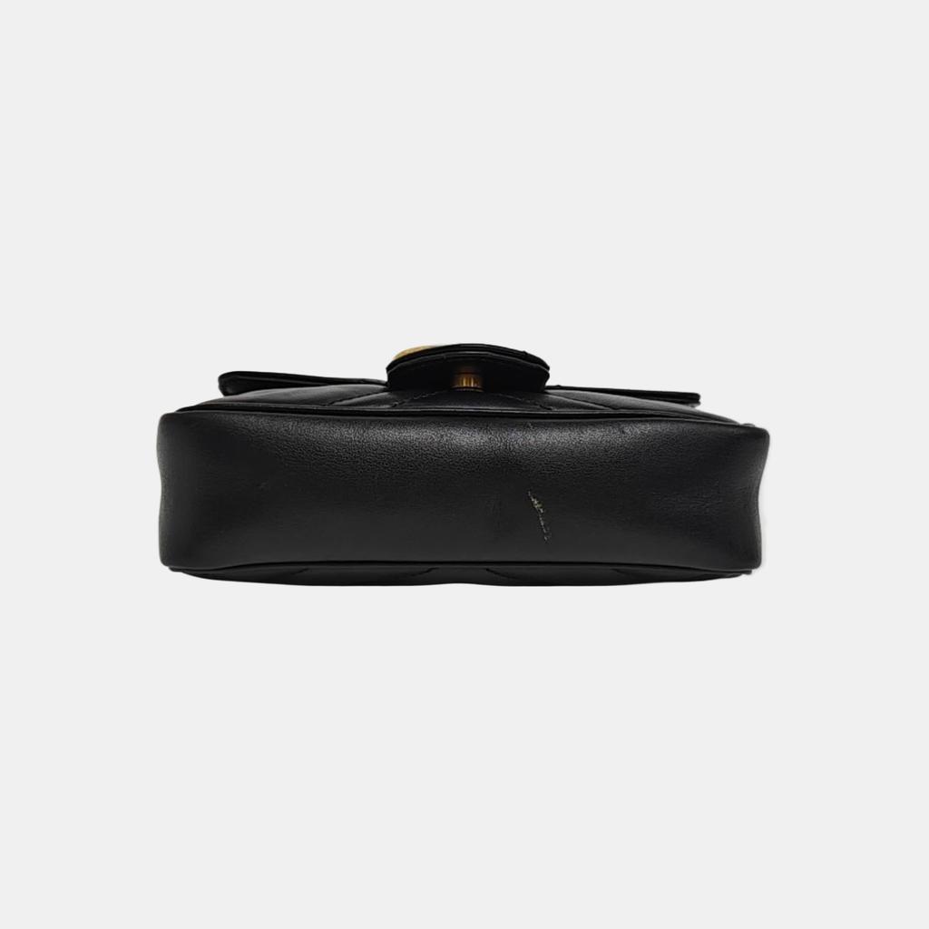 [Pre-Owned] Gucci Handbag 'Black' - Very Good #QE6NS