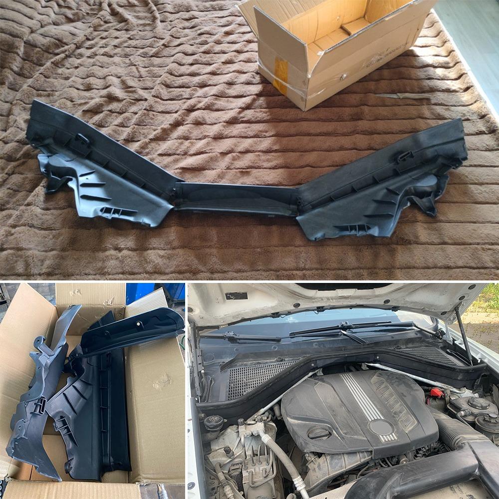 51717169419 51717169420 51717169421 For BMW X5 X6 E70 E71 E72 Car Engine Upper Compartment Partition Panel Set Left Right 3Pcs