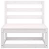 Vidaxl 4-Cz. White Pine Garden Lounge Furniture Set