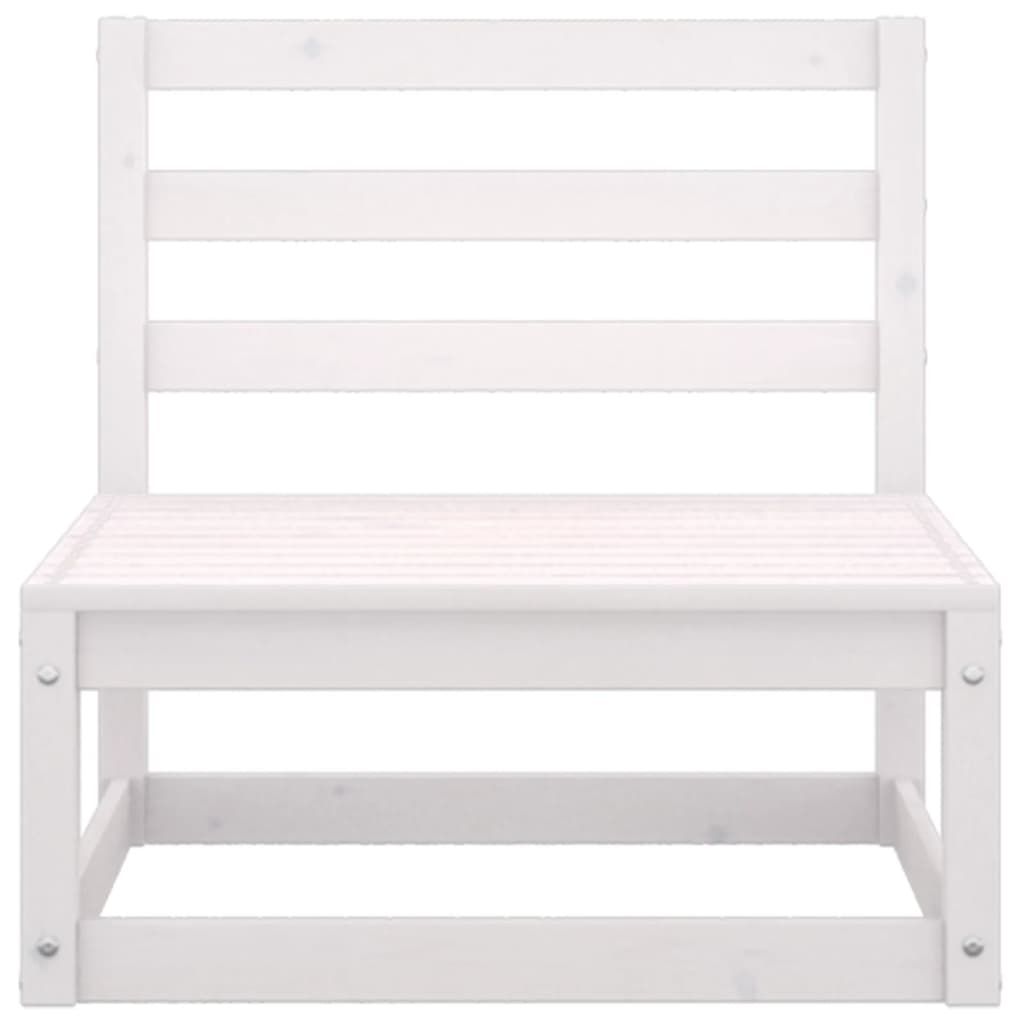 Vidaxl 4-Cz. White Pine Garden Lounge Furniture Set