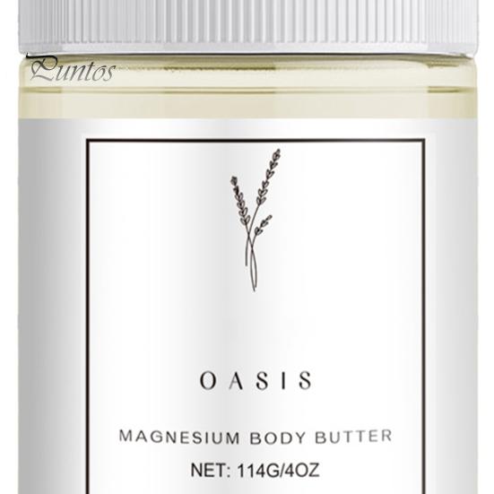 Magnesium Body Butter Cream for Neuropathy Relief 114g Shea Butter Moisturizer for Dry Skin Calming Smoothing Body Cream