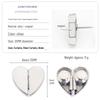 Heart-shaped Magnetic Curtain Buckle - Detachable, Nail-free, Light-blocking Metal Fixing Button