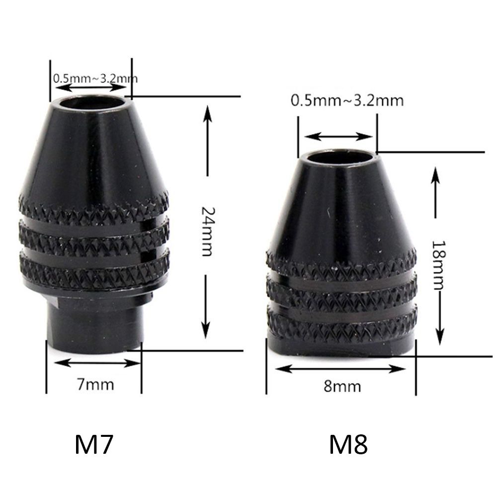 Shanks Rotary Tool Impact Driver Adaptor Drill Bit Tool Keyless Drill Chuck Drill Bit Collets