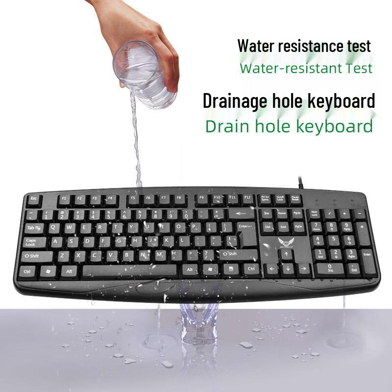 LD802 Waterproof Wired Keyboard & Mouse Combo
