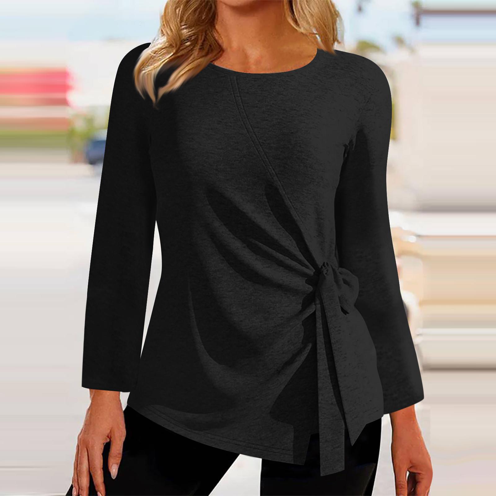 

Women s Long Sleeve Tops Summer Asymmetrical T Shirts Slim Fit Casual Tops T Shirts Pullover Tops T Shirts Summer Tops Short Sleeve Tops XL