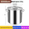 Large Capacity Stainless Steel Induction Soup Pot with Lid