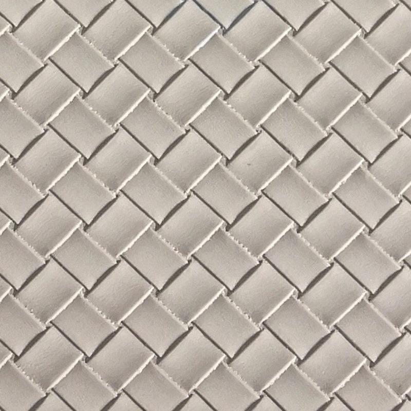 100x138cm Vinyl PVC Artificial Leather Fabric Weave Pattern Faux Leather For DIY Sewing Car Interior Home Upholstery Accessories