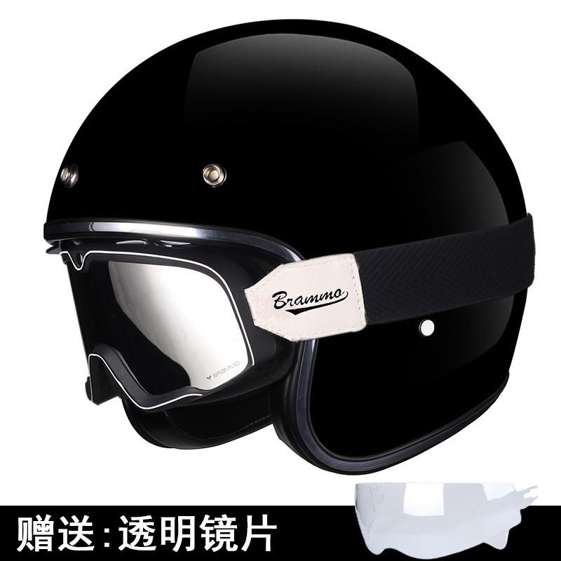 Django Style 3/4 Motorcycle Helmet Men Women ABS Full Face Cover All Season Urban Commuter Scooter