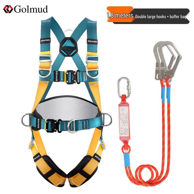 Brangdy GM3657 Full-Body Safety Harness with Double Hooks