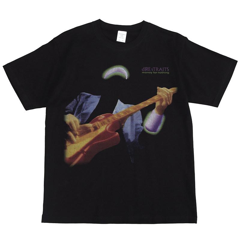 Dire Straits Rock Band Digital Directprinted American Street Hiphop Retro Shortsleeved Tshirt M
