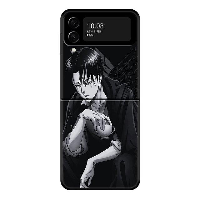 Hard Pc Shingeki No Kyojin Attack On Titan Phone Case For Samsung Flip Zflip Z Flip3 5g Zflip3 Fundas